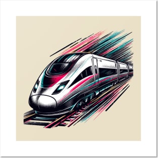 High speed rail Posters and Art